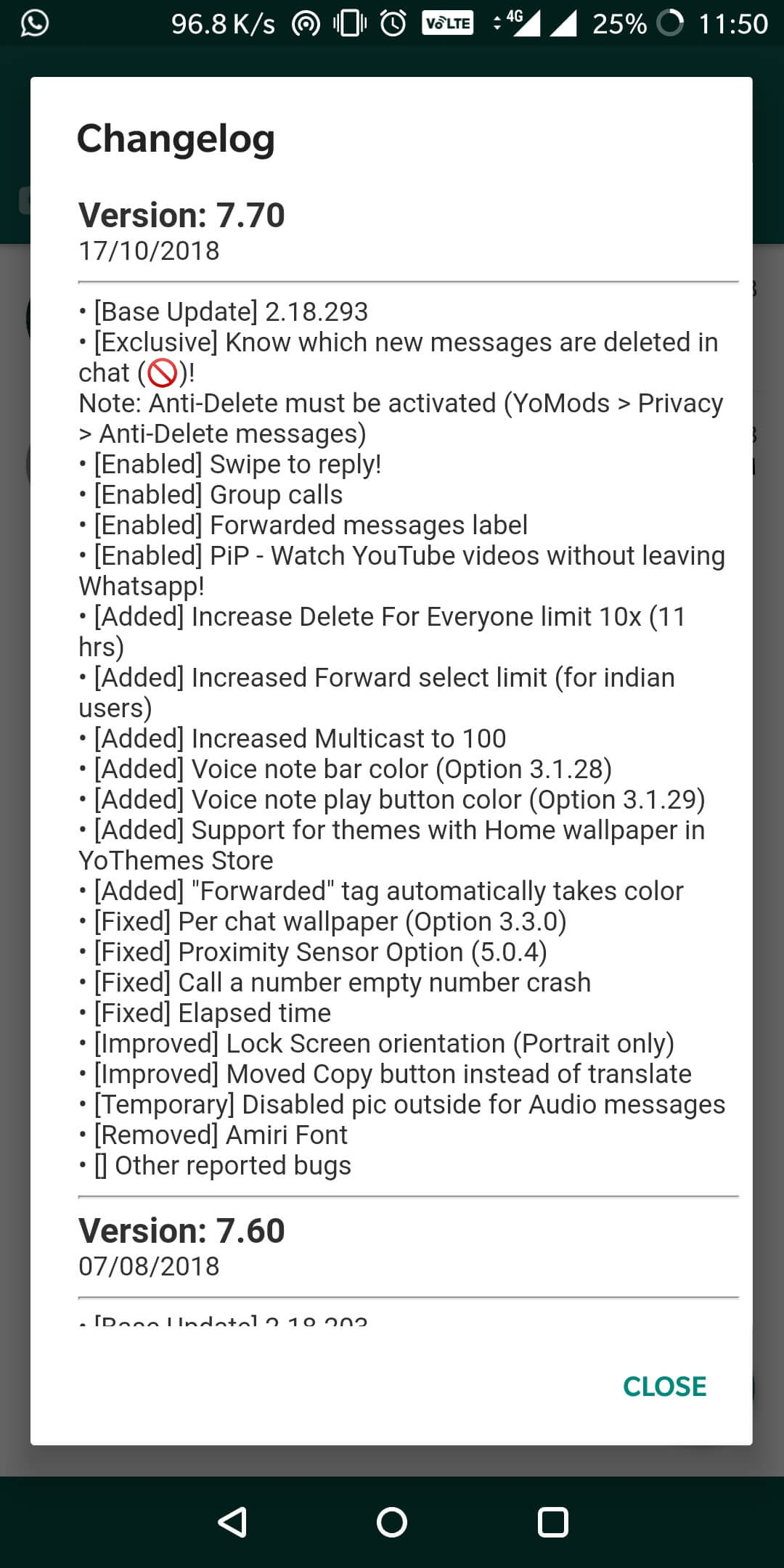 yowa-7.70-changelog